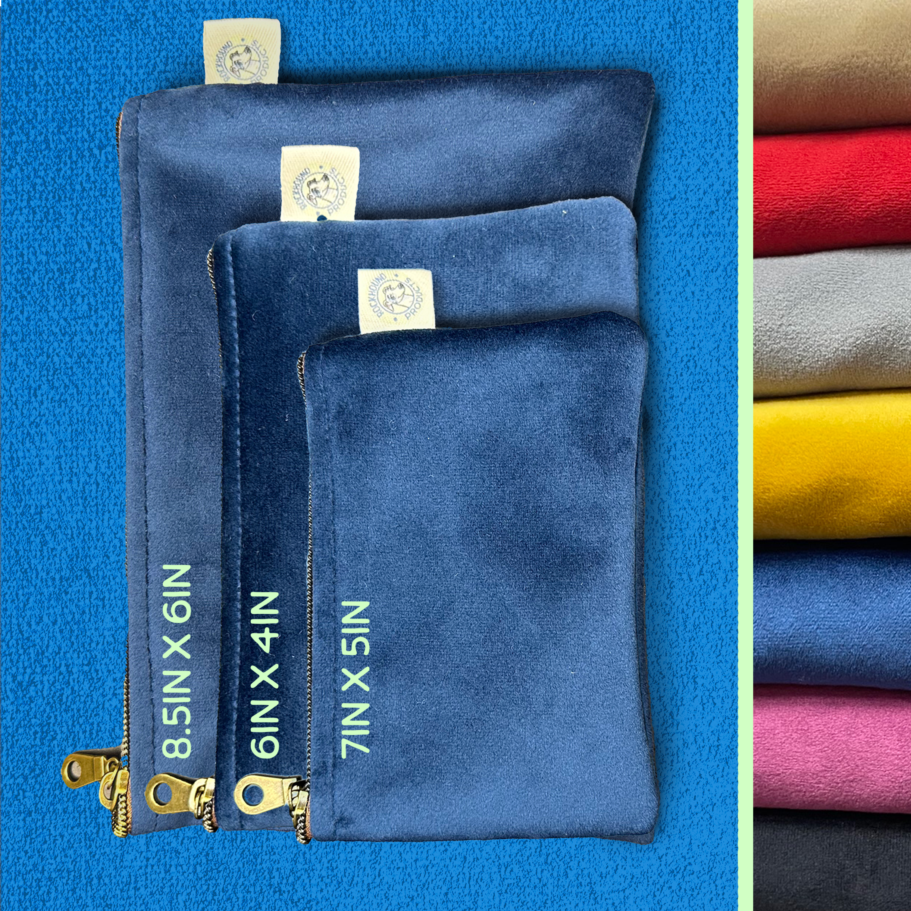 Zippered Velevet Bag